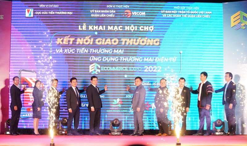 Khai mạc Hội chợ triển lãm Kết nối giao thương và ứng dụng thương mại điện tử - Liên Chiểu 2022