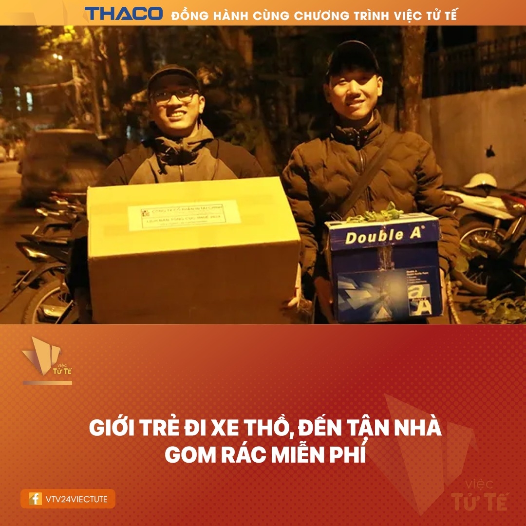 Nhá nhem tối, người ta thấy hai bóng đen đang mò mẫm nơi góc phố, lỉnh kỉnh rác.