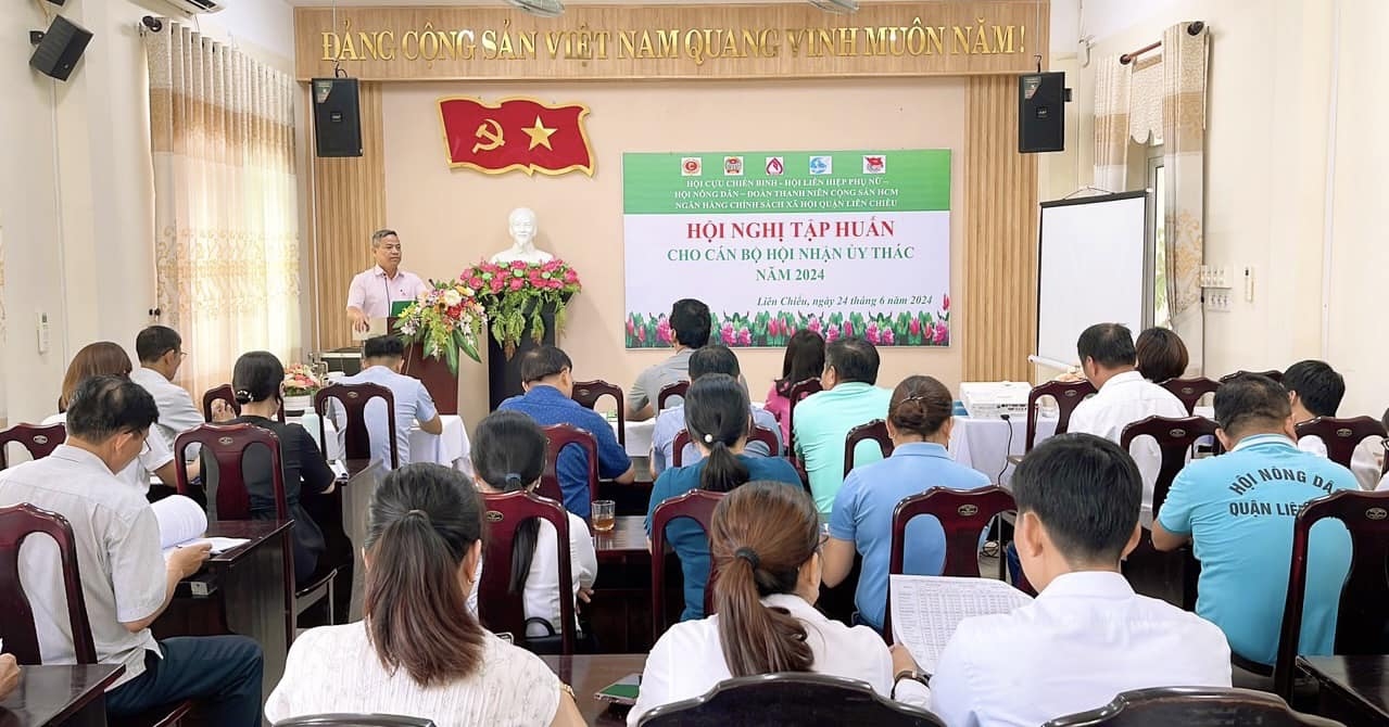 Liên Chiểu: Tập huấn nghiệp vụ ủy thác cho vay hộ nghèo và các đối tượng chính sách khác
