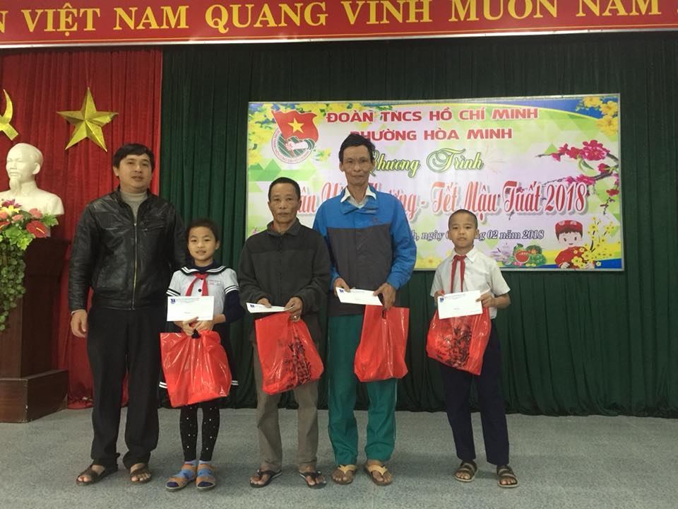 Hòa Minh tổ chức chương trình “Xuân tình nguyện” Tết Mậu Tuất năm 2018