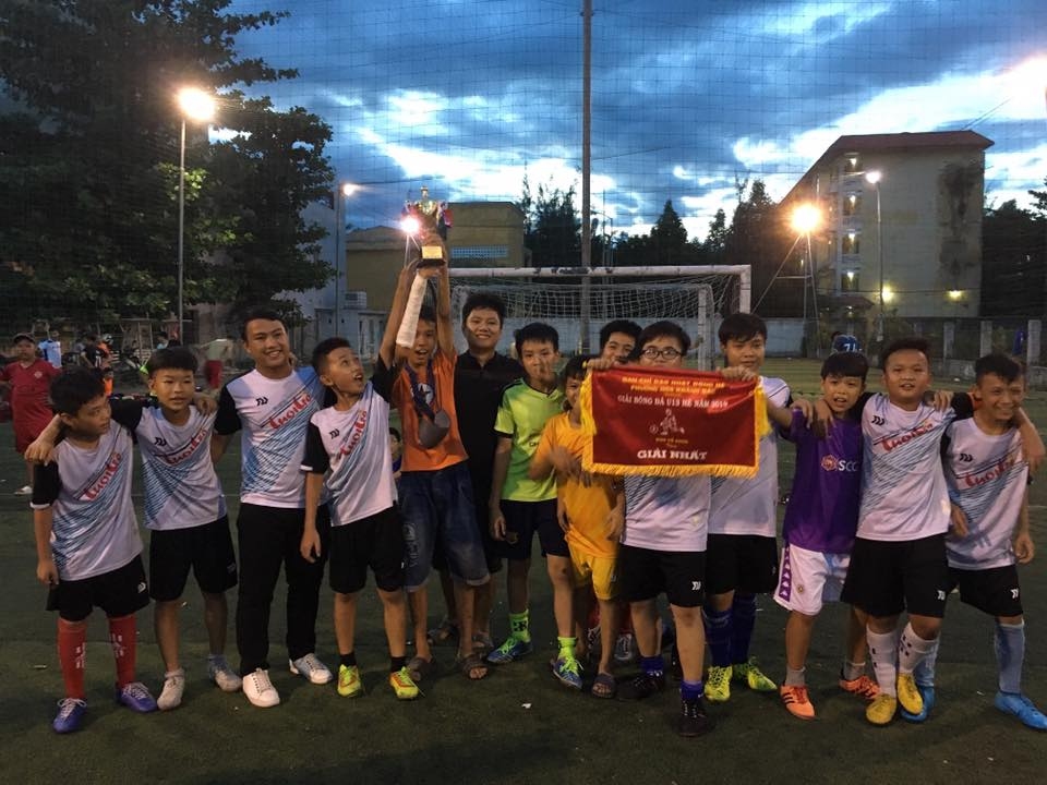 Hòa Khánh Bắc tổ chức giải bóng đá thiếu nhi nam U13 cấp phường năm 2019